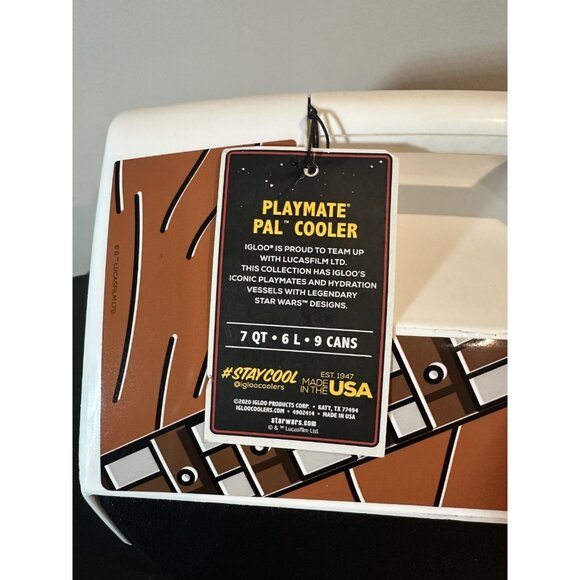 New Limited Edition Star Wars 7 Qt Cooler Igloo Playmate CHEWBACCA - Picture 4 of 11